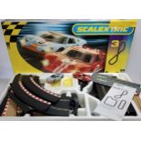 Scalextric "GT40 Sport" Racing Set - comprising a Gulf GT40 MKII No.9 car, another Ford GT40 Mk II
