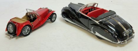 Franklin Mint - Franklin Mint 1947 Bentley Mark VI Franay Coachwork, black, red interior,