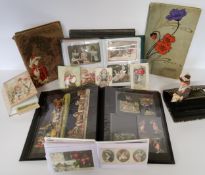 Postcards & Greetings Cards - various late Victorian and early 20th century greetings cards,
