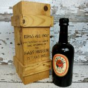 Advertisement - Breweryana - an Edwardian bottle of Kings Ale dated 1902 presented to mark the
