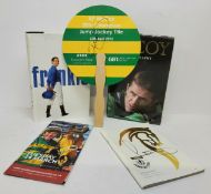 Horse racing interest - AP McCoy champion jockey signed memorabilia including a scarce circular