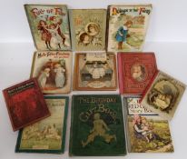 Eleven late Victorian and Edwardian children's books including Fireside Stories by Mrs Macquoid,
