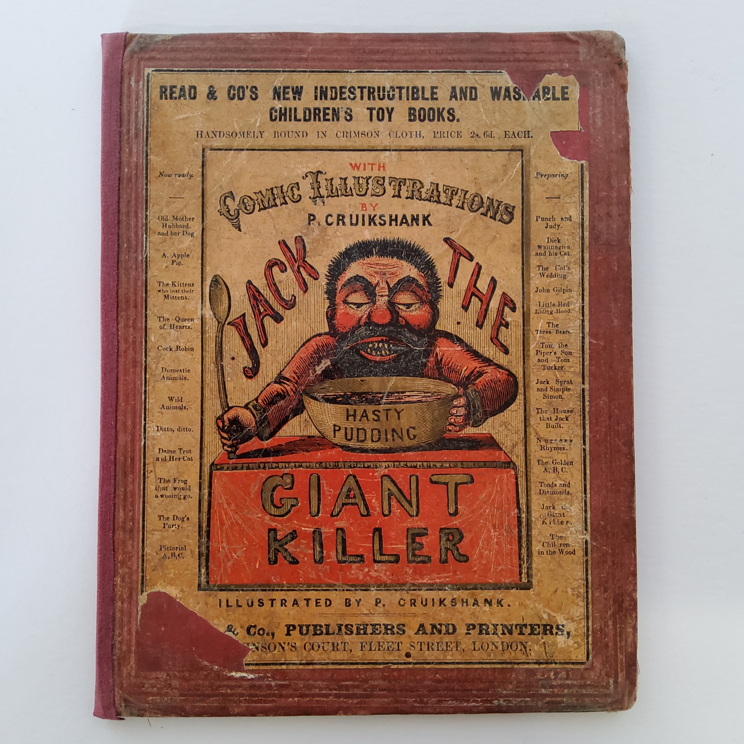 Jack the Giant Killer, with comic illustrations P. Cruikshank, Read & Co's New Indestructible and - Image 2 of 11