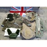 Militaria - WWII uniform - P.Bradburn 130406 Royal Marine military issue canvas draw string sack