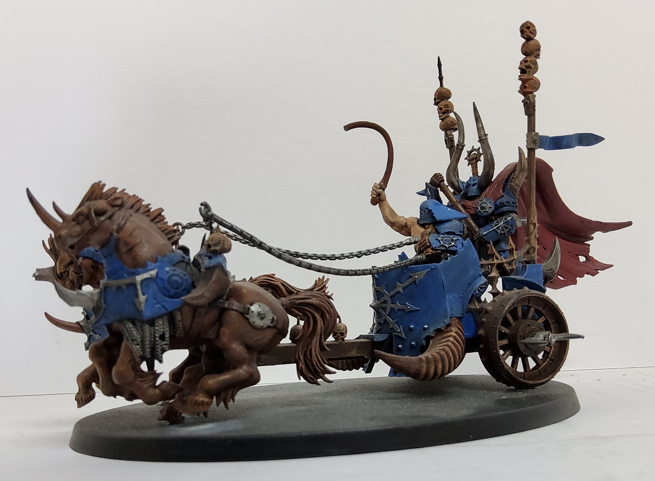 War Hammer - CHAOS - including a well painted chariot model, one Lord, one magister, ten CHAOS - Image 3 of 8