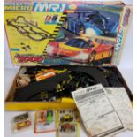 Scalextric Micro MR1 - Endurance 7000 includes AEG Sauber Mercedes; another Shell, track, two