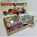 A Tamiya 1:12 Big Scale Series No.17 Ferrari 312T Formula 1 Car Kit, contents still in sealed