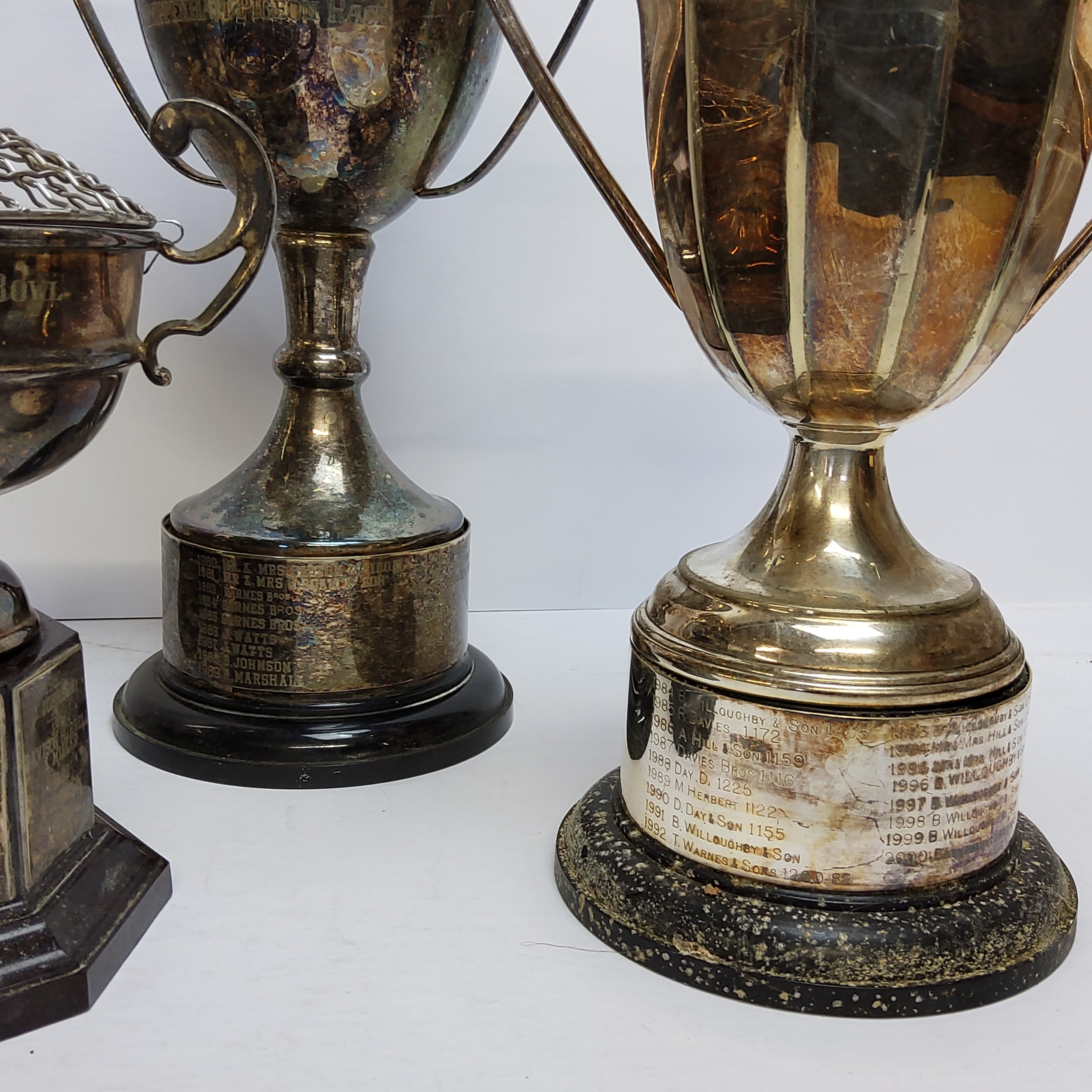 Pigeon Racing Interest - Local Interest - Chesterfield and District Pigeon Racing trophies, - Image 2 of 3