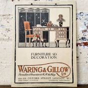 Advertisement - Waring & Gillows Ltd Furnishuers & Decorators to H.M the King 1917, printed by