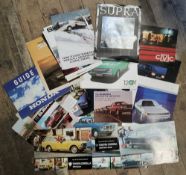 Automobilia, Japanese promotional leaflets & brochures including Toyota Corona 2000 MkII Estate;