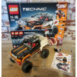 A Lego Technic 9389 Rock Crawler, built, instructions, original box - please note not checked if