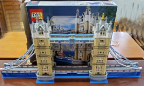 A Lego 10214 Tower Bridge, built, instructions, original box - please note not checked if complete