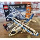 Lego Technic 42025 Cargo Plane/Hovercraft, built, instructions, boxed - please note not checked if