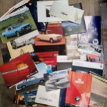 Automobilia - European manufacturers promotional leaflets and brochures including Maserati Spyder