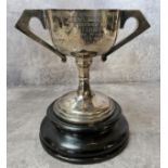 Golfing Interest - The British Open Championship, Hoylake, 1947 runner-up Reg Horne silver trophy