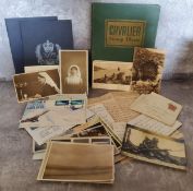 Postcards & Stamps - early 20th century real photograph postcards of HMS Jupiter, Thames Scenery