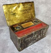 Advertisement - Tins - a novelty Stewart & Young's steamship brand Superior Confectionery tin in the