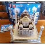 A Lego Creator 10256 Taj Mahal, built, instructions, manufacturers bags, original internal & outer