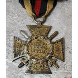 A WWI German Honour Cross, R.V. Pforzheim on original ribbon