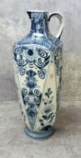 A late 18th / early 19th century Delft vessel , marked Delft over 5437 LY to base scratched