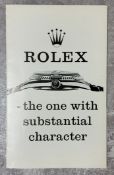 Rolex - a scarce 1960's Rolex 12 page foldout timepiece guide, black & white images throughout,
