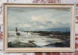 Original Works of Art - Early/mid 20th century oil on board seascape; Peter Hayes of Tadworth Art