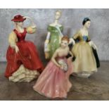 Royal Doulton figures including HN2399 Buttercup; HN2264 Elegance; HN2311 Lorna and HN2710