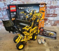 A Lego Technics 42030 Volvo L350F Wheel Loader, built, instructions, original box - please note