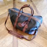 A genuine Mulberry Clipper holdall / weekend bag, large in size, bearing Serial No. 343252,