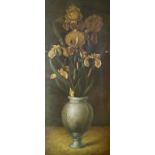 Interior Design - A very large oil on canvas, of a still life observation of an early delft