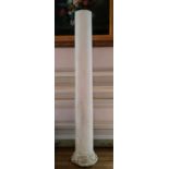 Architectural salvage - substantial plaster classical Tuscan column 2.1m high