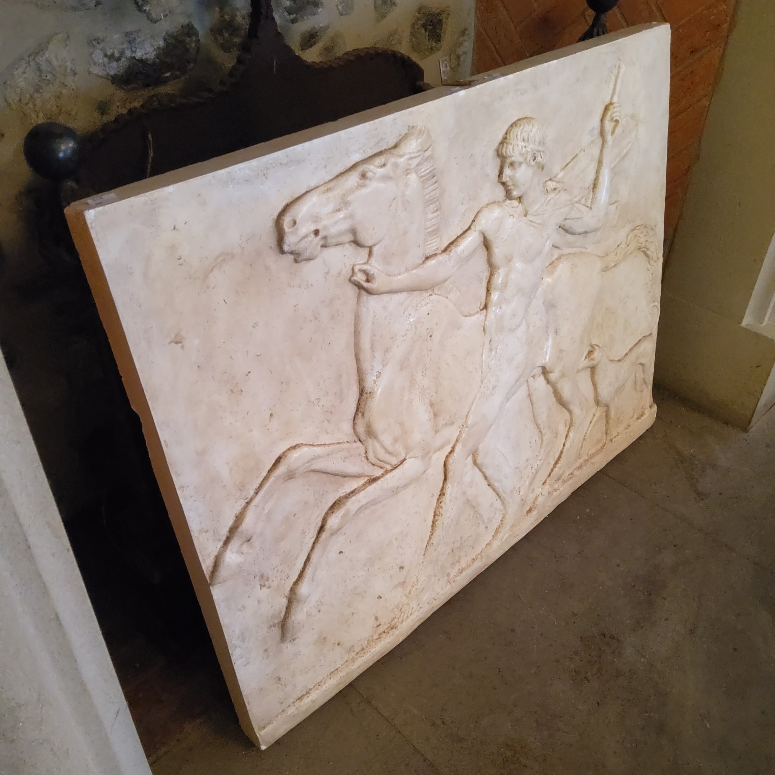 Architectural Salvage - After the antique, a late 19th/ early 20th century museum type Bas relief - Image 3 of 5