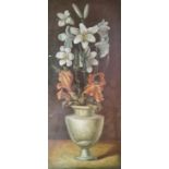 Interior Design - A very large oil on canvas still life observation of a 16th century delft
