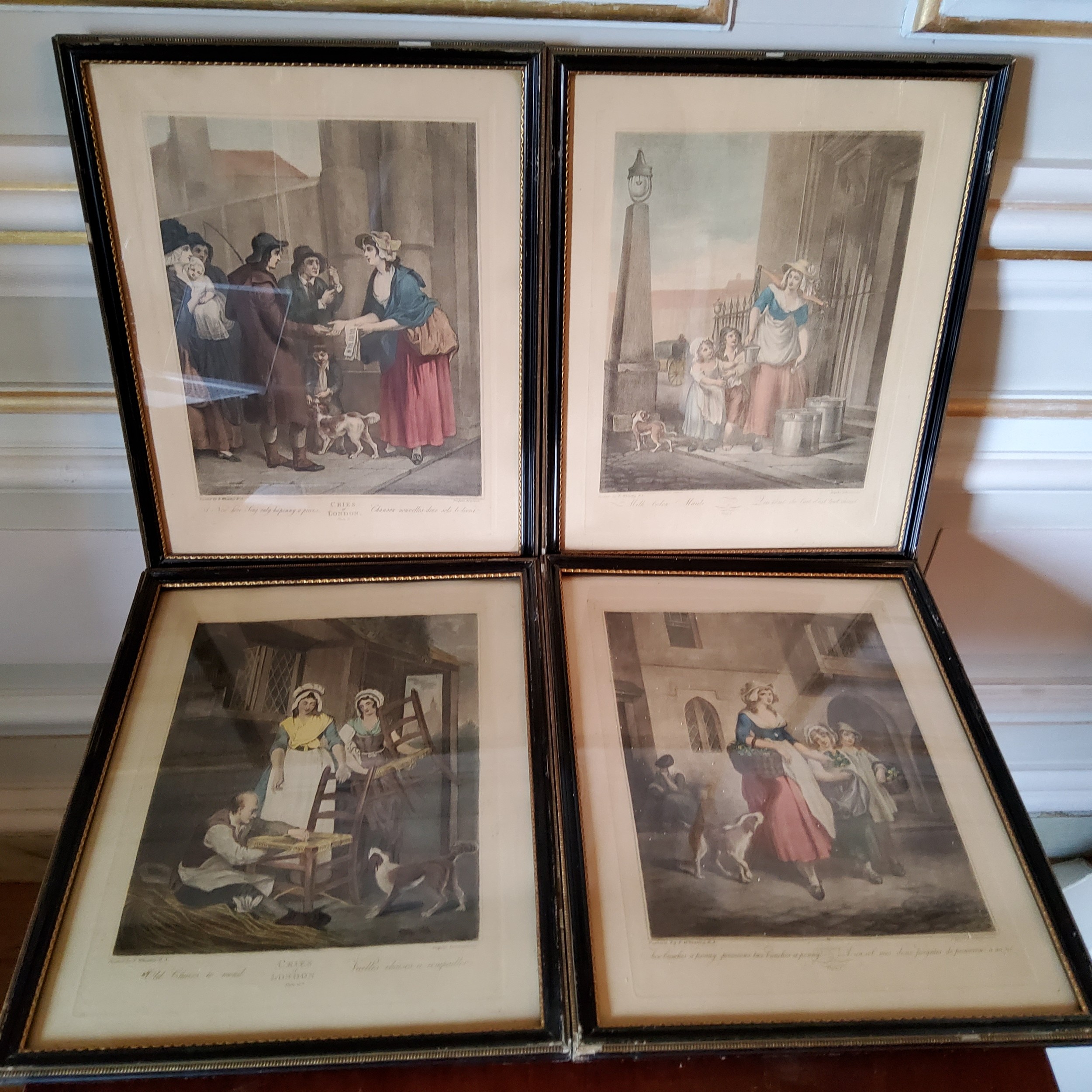 After Francis Wheatley (British 1747-1801): 'The Cries of London' a set of twelve plates, framed