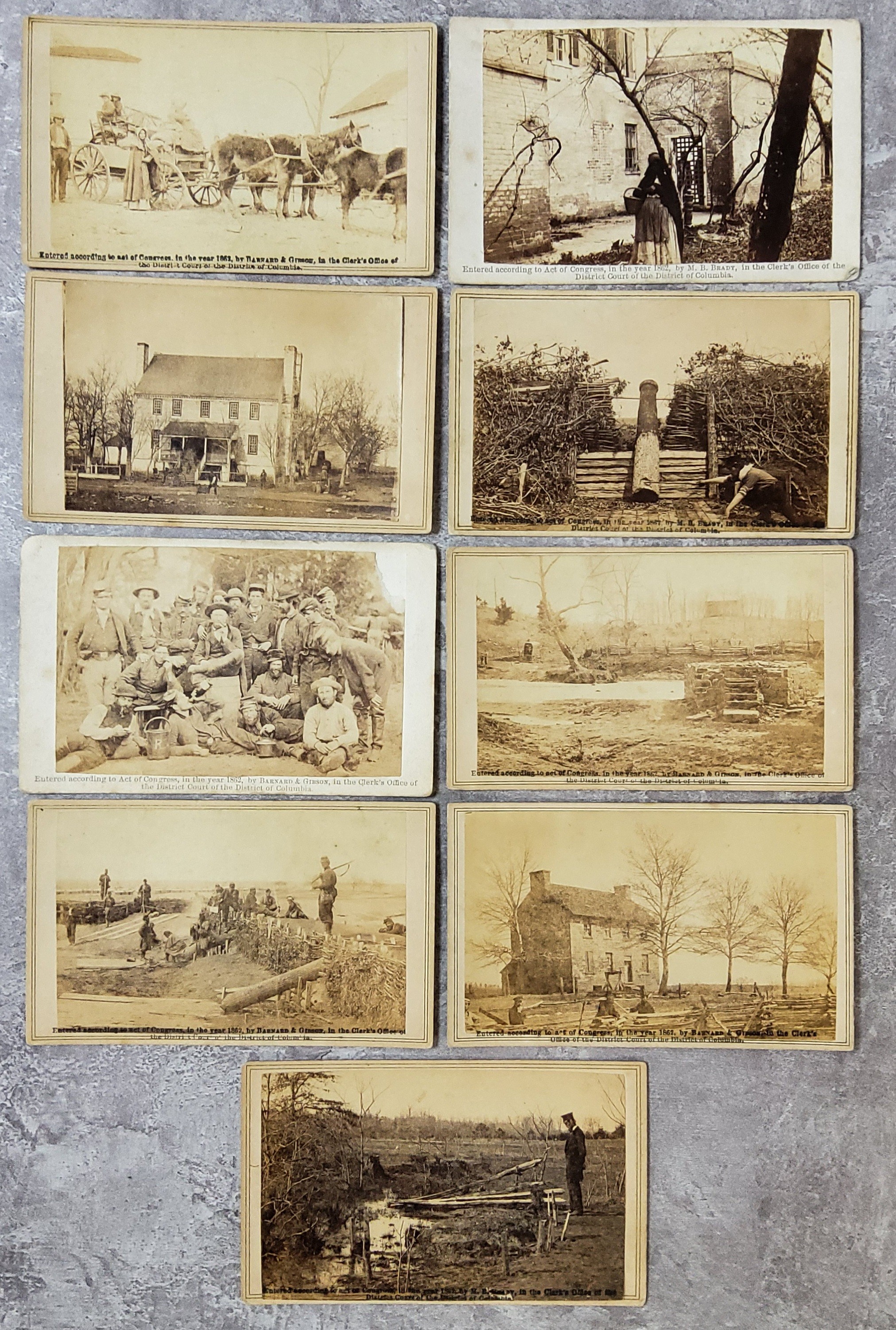 Mathew B. Brady (1823-1896) American Civil War Interest - Brady's Album Gallery c.1861-1865, a