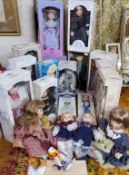 Collector dolls various including Leonardo Collection, Cotswold Mint, The Philippe Canbon Collection