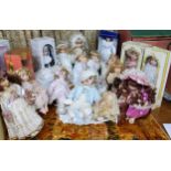 Collector dolls various including Leonardo Collection, Regency Fine Arts and others etc. (17)