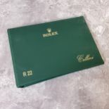 Rolex - a 2003 Rolex R22 Cellini parts catalogue presented in a branded green vinyl landscape ring