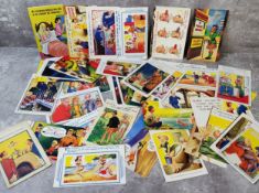 Various humorous/risqué postcards including Bamforth Comic and Fitzpatrick examples