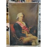 Interior Design- A large original oil painting of a distinguished gentleman 92cm h x 61cm w