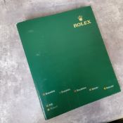 Rolex - a 2009 Rolex R8 Bracelet Spare Parts Catalogue presented in an A4 branded green textured
