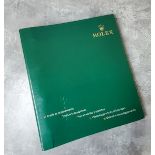 Rolex - a 2004 Rolex R8 Tools & Equipment Catalogue presented in an A4 branded green textured ring