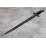 A Martini Henry sawback bayonet