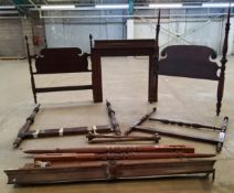 An interesting group of country house furniture parts, ideal for restoration projects, including