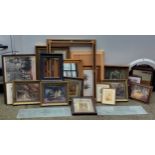 Pictures & Prints - various decorative frames, mirrors, prints, etc