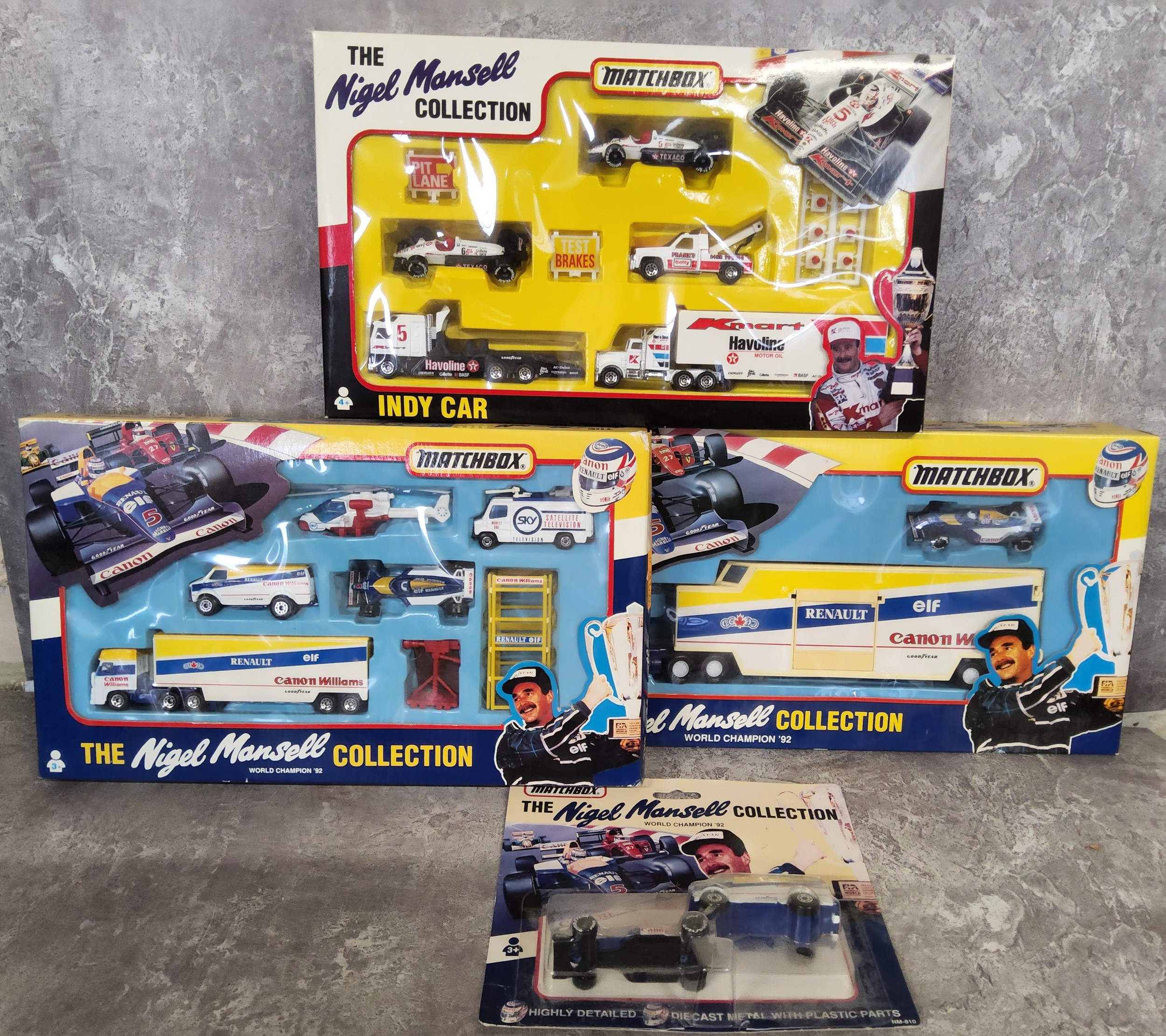 Matchbox "The Nigel Mansell Collection" - "World Champion 92" including NM-810 2-model blister