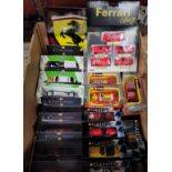 Shell Ferrari Collezione Classico complete boxed set including 400 Superamerica, 330 P4, 750