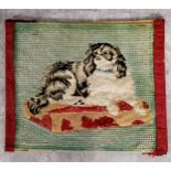 Early Textiles - A late 18th / early 19th century stump work needle point picture of a King