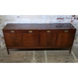 Mid 20th Century Design - a Greaves & Thomas sideboard and oval dining table c.1960 (2)
