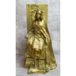 Henri Louis Levasseur (French, 1853-1934), large 19th century bronze of a child ruler, possibly